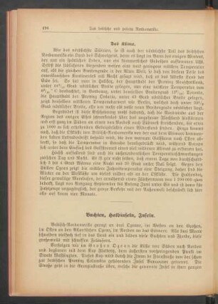Buchten, Halbinseln, Inseln.