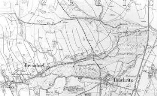 Schönau-Berzdorf auf dem Eigen-Berzdorf auf dem Eigen. Meßtischblatt, Sekt. Ostritz, 1884