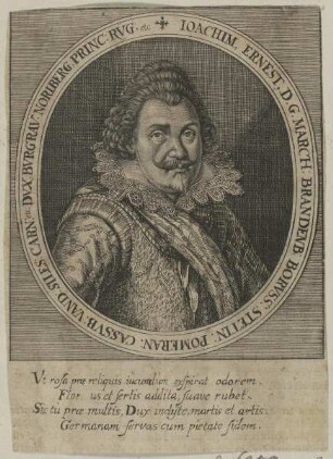 Bildnis des Ioachim, Ernest, Markgraf von Brandenburg-Ansbach