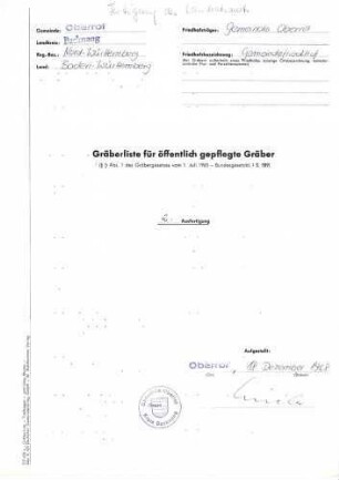 Gemeindefriedhof Oberrot