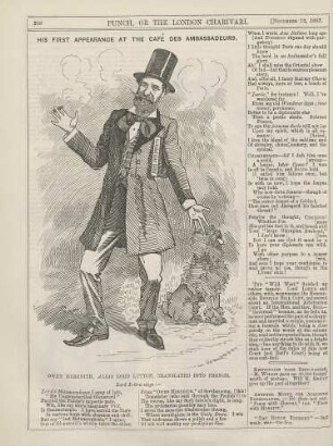 His first appearance at the Café des ambassadeurs