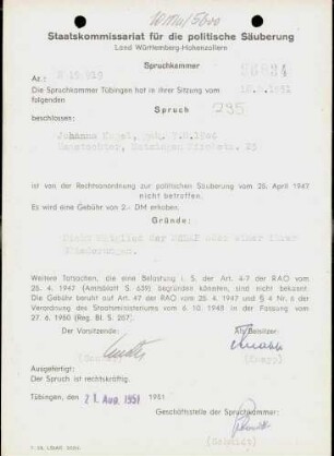 Kugel, Johanna