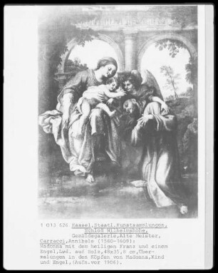Madonna mit dem heiligen Franz und einem Engel