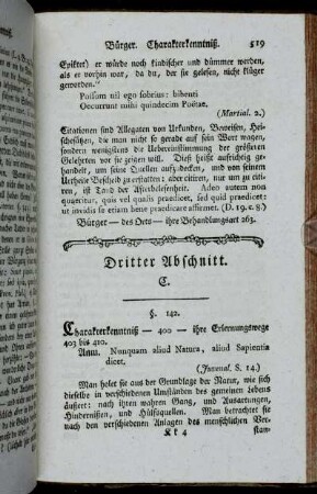 Dritter Abschnitt. C. - Vierter Abschnitt. D.