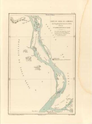Pl. VII. Carte de cours de Cambodge ...