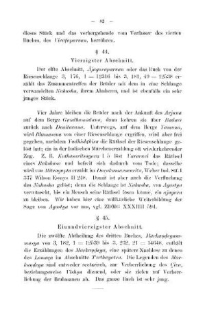 § 45. Einundvierzigster Abschnitt. - § 54. Fünfzigster Abschnitt.