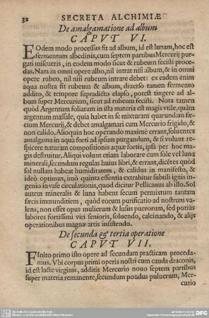 De secunda & tertia operatione CAPUT VII.