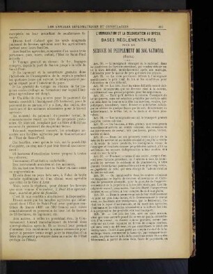 L'Immigration et la colonisation au Bresil