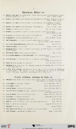 Miniaturen, Bücher etc. (Nr. 313-330)