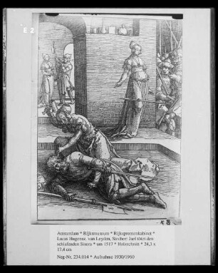 Jael tötet den schlafenden Sisera