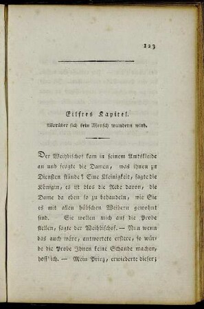 Eilftes Kapitel. Worüber sich kein Mensch wundern wird.