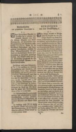 Vertheidigung des gründlichen Unterrichts [et]c. = Remarquen über diese Vertheidigung [et]c. §. I.