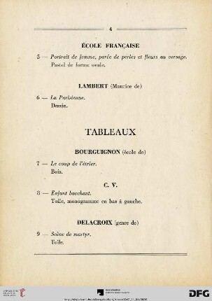 Tableaux
