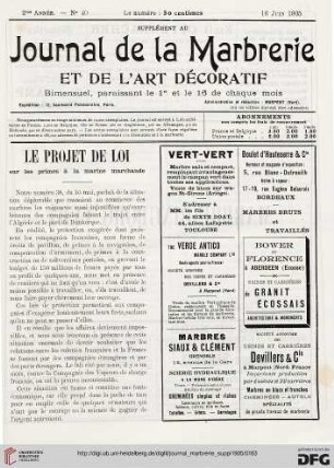 No. 40 (16 Juin 1905)