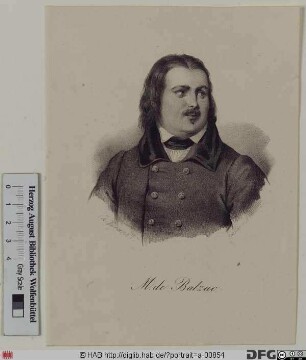 Bildnis Honoré de Balzac