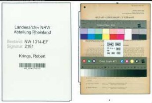 Entnazifizierung Robert Krings , geb. 05.03.1891 (Landwirt)