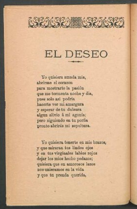 El deseo