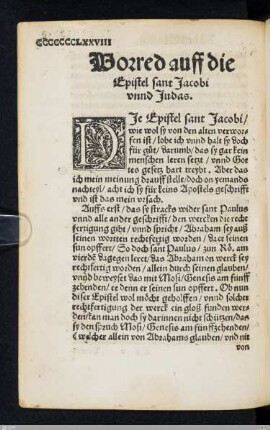 Vorrede zu Jakobus / Judas