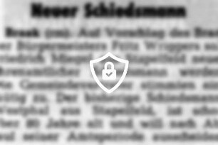 Neuer Schiedsmann
