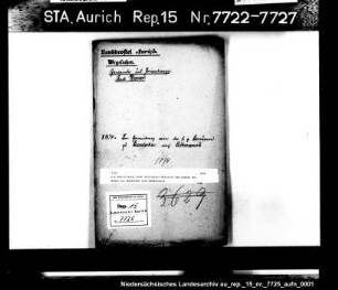 Die Bewilligung einer Provinzial-Beihilfe zum Ausbau des Weges von Bunderhee nach Böhmerwold