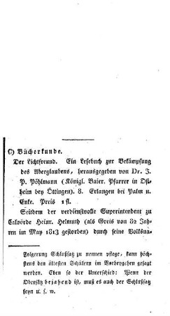 Bücherkunde
