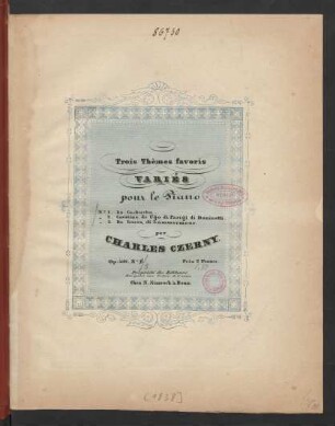 No. 1: La Cachucha : Op. 502. No. I
