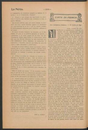 Carta de Francia : Los corruptores alemanes. - El soviet de Riga