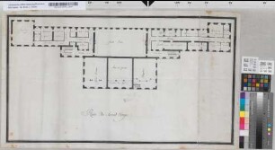 [Grundrisse des Schlosses zu Bonn. Keller und Grundmauern, Parterre, 2. Etage und Etage noble]. Plan du seconde etage.-Praes.