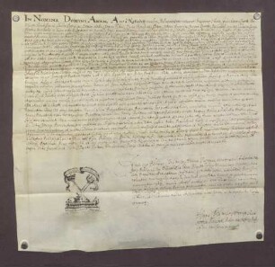 Procuratorium für Wolfgang Friedrich Mühl von Ulmen zum Zweck der Besitzergreifung eines Kanonikats am Stift zu Sinsheim.