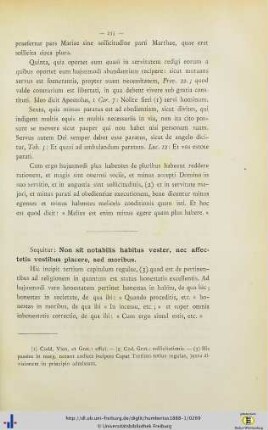 Caput Tertium Regulae.