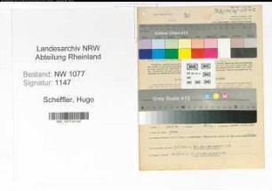 Entnazifizierung Hugo Scheffler , geb. 05.05.1899 (Polizist)
