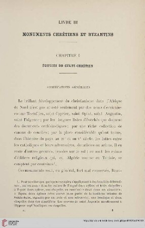 Chapitre I: Édifices du culte chrétien