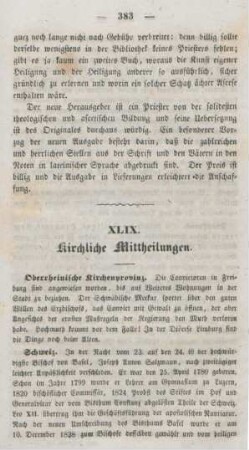 383-384 Kirchliche Mittheilungen