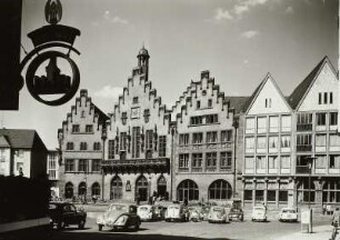 Frankfurt (Main), Römer, Ansicht von Nordosten