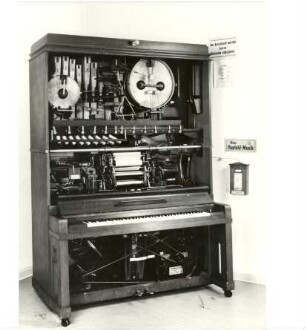 Hupfeld-Sinfonie-Jazz-Orchestrion Piano mit Selbstspiel-Einrichtung