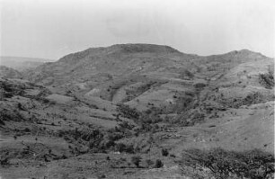 Hochfläche bei Gonder : Siedlungsbild auf der Hochfläche nördlich von Gonder.