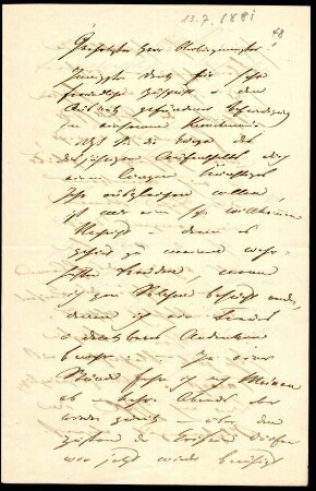 5-10-3-2.0000: Carl Anton, Fürst von Hohenzollern-Sigmaringen; diverse Schreiben ff.: Privates