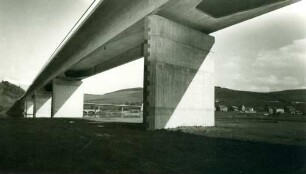 Moselbrücke Mülheim - Lieser, 1968