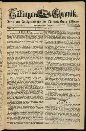 45-64, 18. Januar (Nro. 12) - 23. Januar (Nro. 16)
