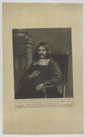 Bildnis des Johannes Michael Dilherr