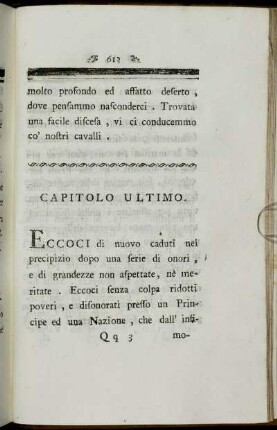 Capitolo Ultimo.