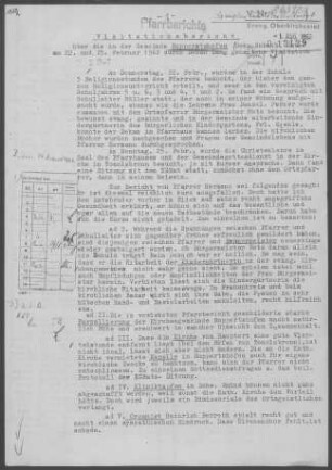 Ruppertshofen (Ostalbkreis) mit Nebenorten: Visitationsbericht mit Pfarrbericht 1962