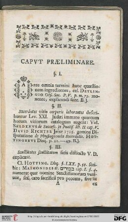 Caput praeliminare