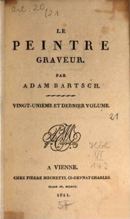 Le peintre graveur, 21