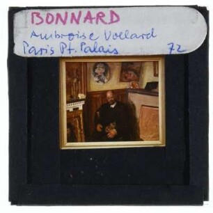 Bonnard, Porträt des Ambroise Vollard mit Katze