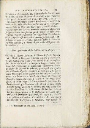 Idea generale delle Colline di Voldelsa.