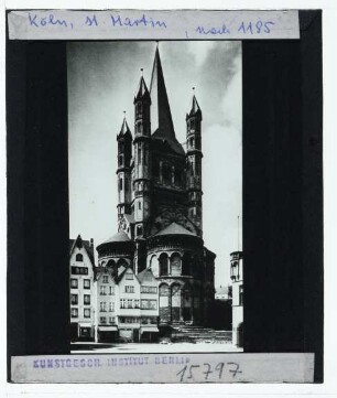 Köln, Groß St. Martin : Außenansicht von SO