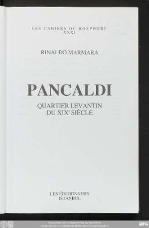 Pancaldi : quartier levantin du XIXe siècle