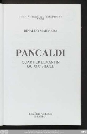 Pancaldi : quartier levantin du XIXe siècle