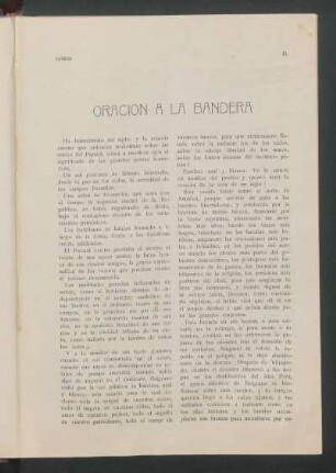 Oración a la bandera